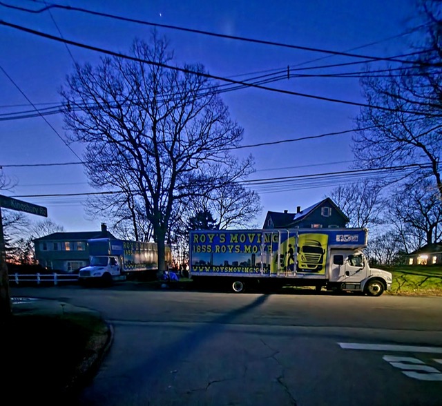 Moving Trucks Nighttime